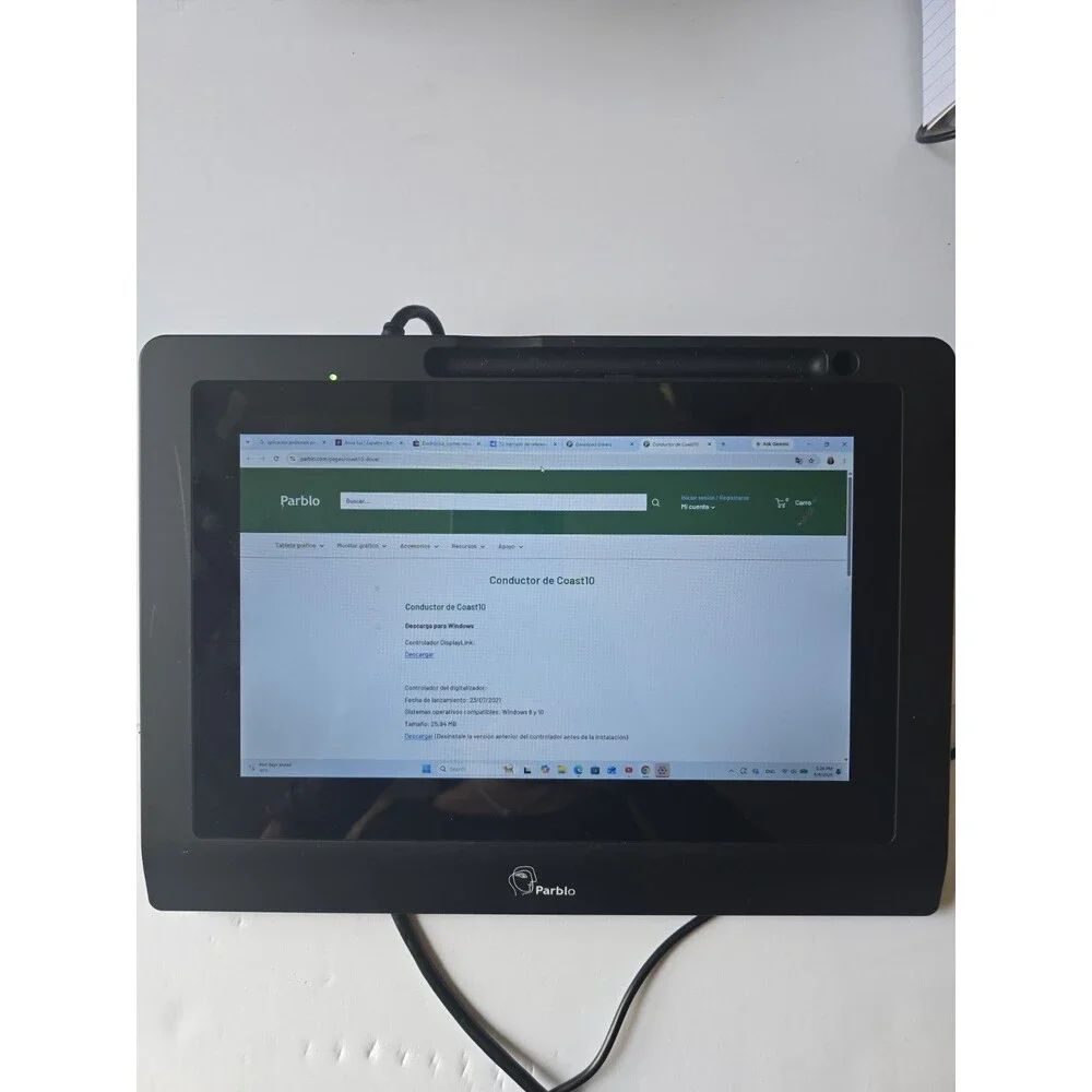 Parblo coast 10  10\.1 inch Graphics Drawing Tablet Monitor with Pen